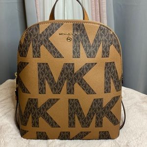 Brown Michael Kors backpack